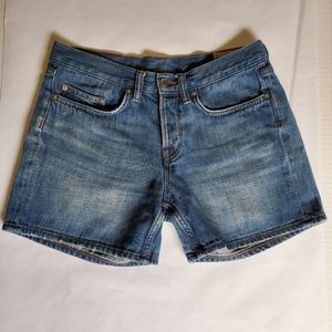 ALL SAINTS Denim Boy Shorts Indigo